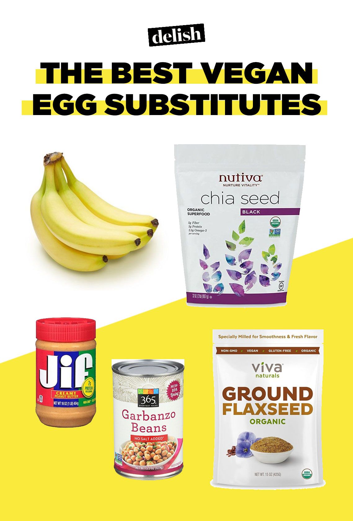 The Best Vegan Egg Substitutes Delish Com