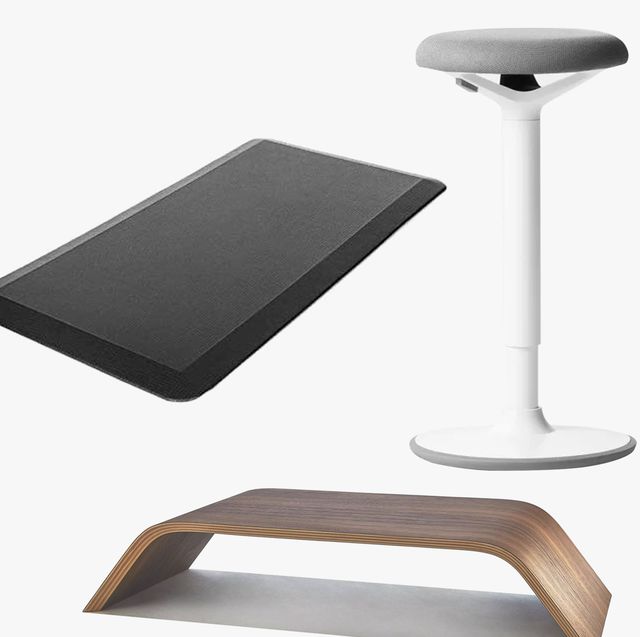 standing desk accessories stool mat monitor stand