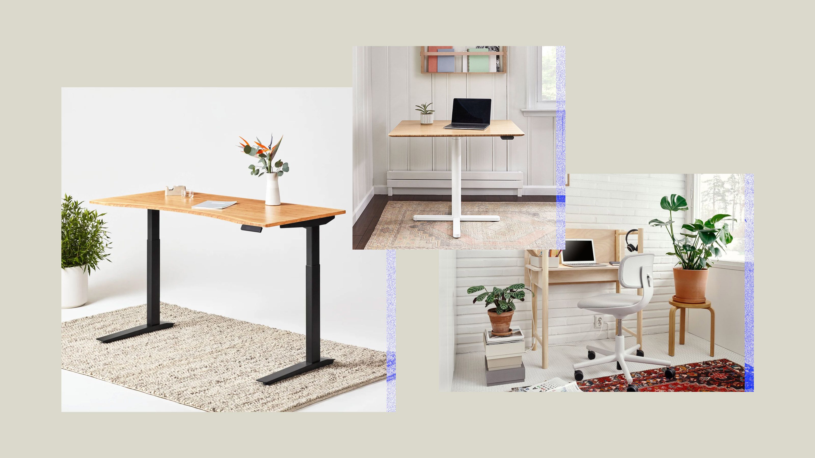 Modern Desktop Table Top Surface Office Home for Sit Stand Standing Desk Frame 