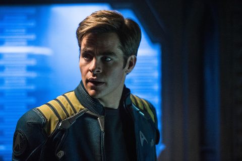 Chris Pine como el Capitán Kirk en un fotograma de Star Trek Beyond