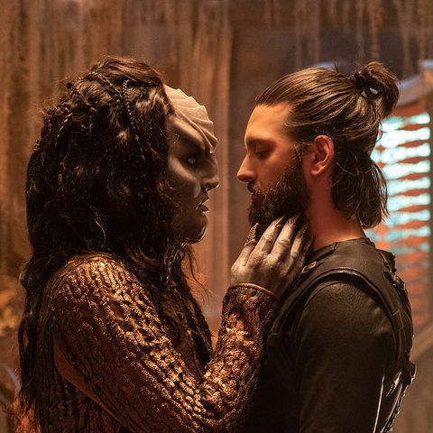 Star Trek: Discovery season 2 'Point of Light' - Mary Chieffo as L'Rell and Shazad Latif as Ash Tyler