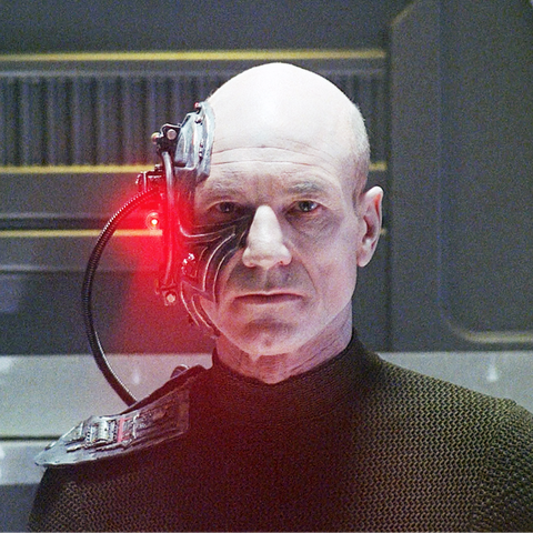 Star Trek TNG: Patrick Stewart as Locutus of Borg
