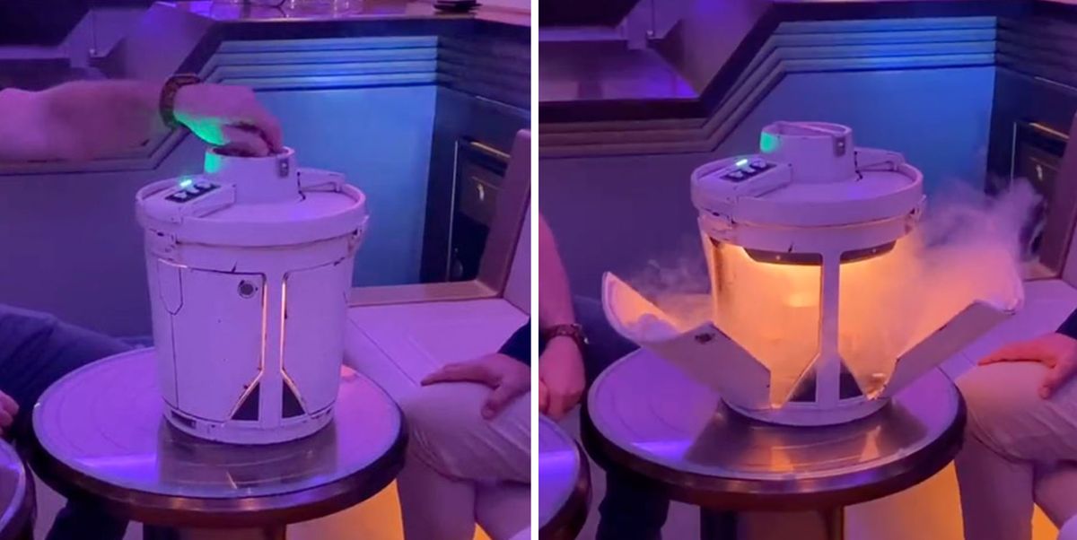 Ce cocktail à 5 ​​000 $ sur le thème de Star Wars est servi lors d’une croisière Disney