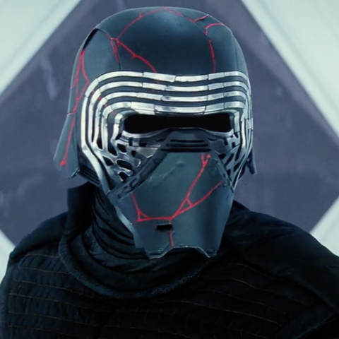Star Wars Reveals Darker Look At Kylo Ren S Repaired Helmet
