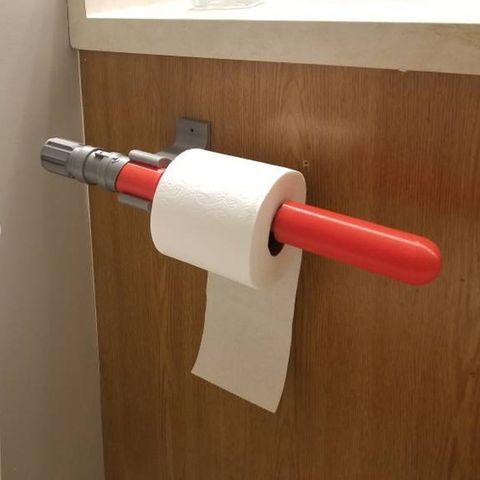star wars lightsaber toilet paper holder
