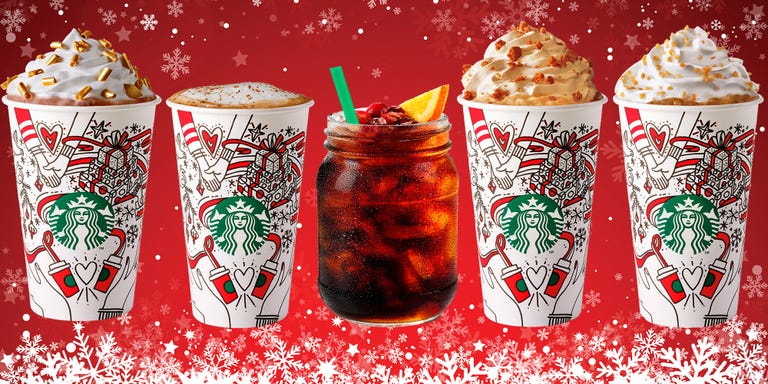 Starbucks' Christmas Drinks Ranked By Calories