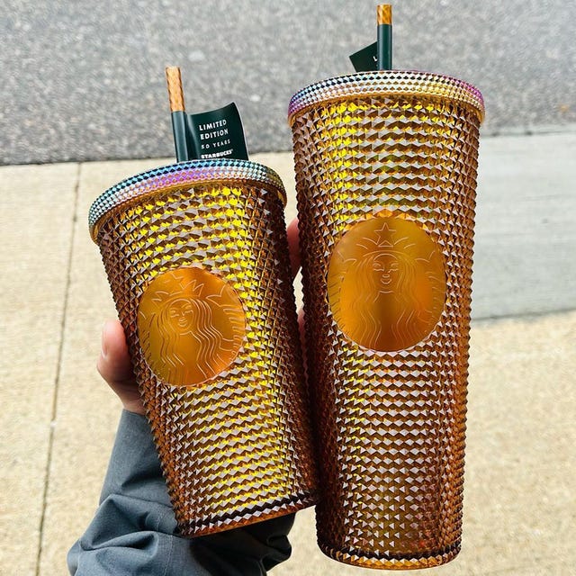 Starbucks Just Released a Copper Studded Tumbler That’s as Shiny as a