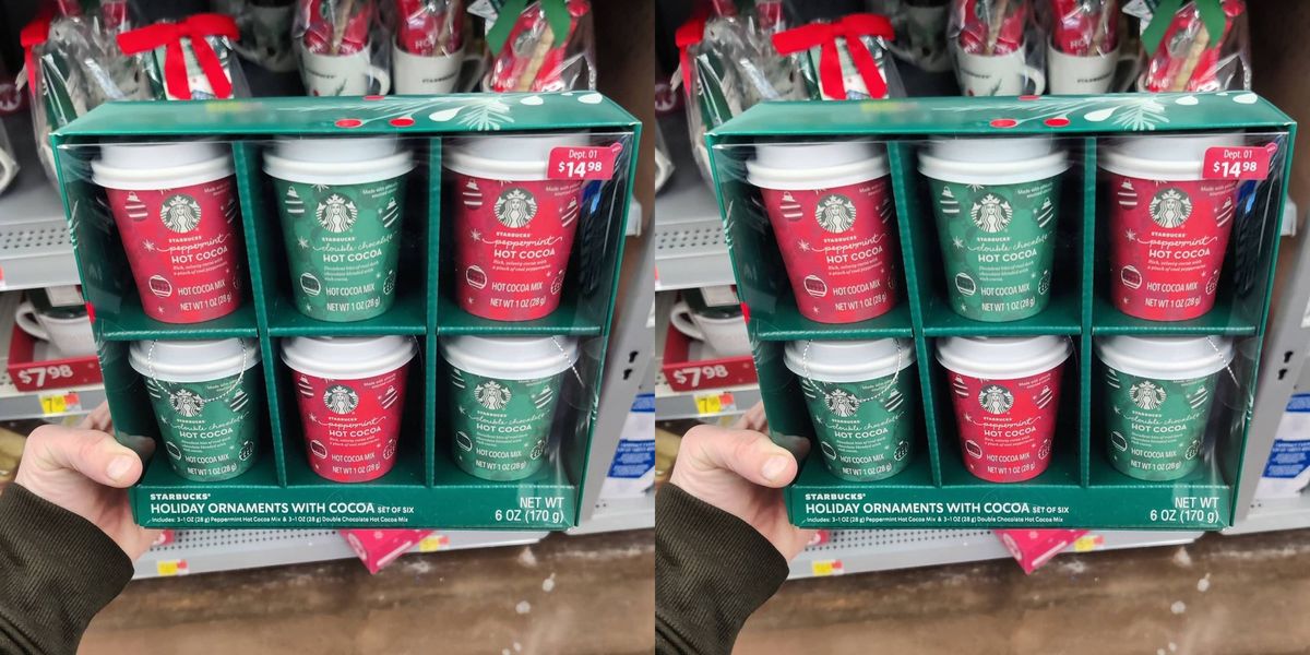 Walmart Is Selling Starbucks Cup Christmas Ornaments That Are Filled With R...