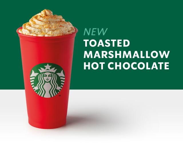 Starbucks Festive Drinks Are Back With A New Toasted Marshmallow Hot  Chocolate