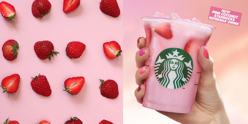 diy starbucks refresher pink drink