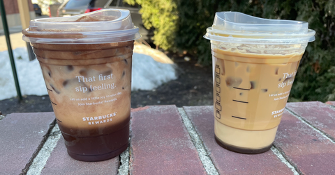 Starbucks Shaken Espresso Taste Test Both Drinks Are Delicious