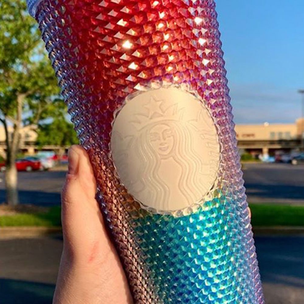 Starbucks Has A New Studded Rainbow Tumbler That Will Have You Beaming With Pride