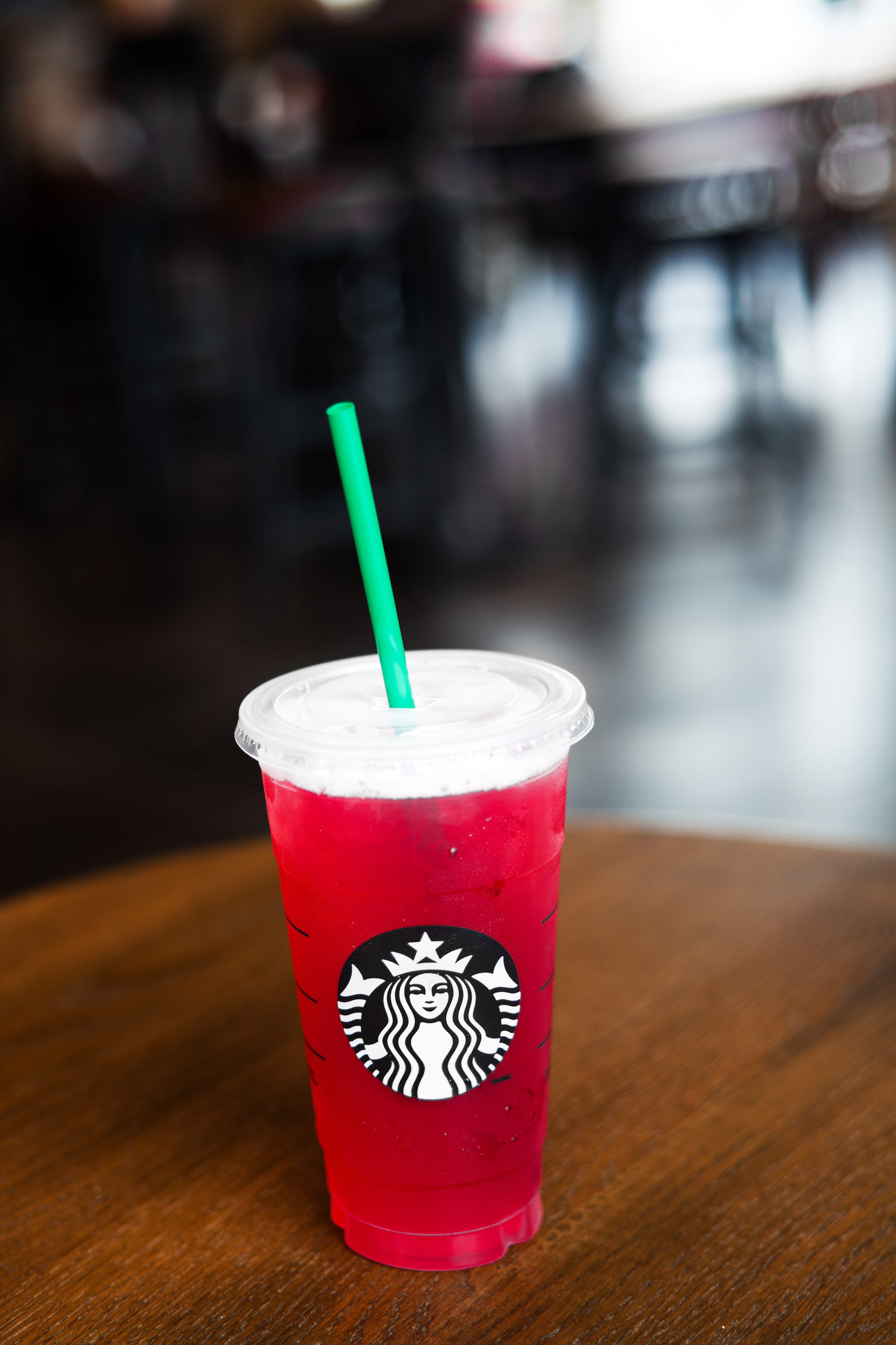 Limonada venti iced passion tazo de Starbucks