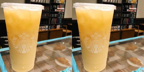 starbucks skinny yellow drink