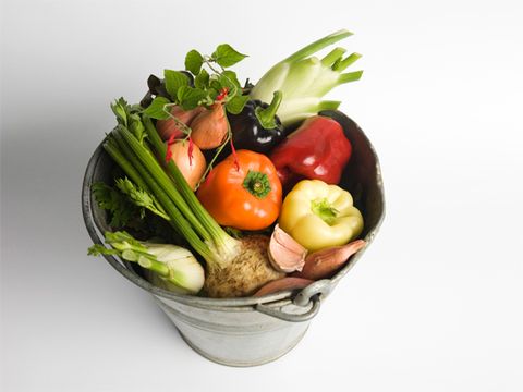Vegan nutrition, Whole food, Food, Produce, Natural foods, Ingredient, Vegetable, Fruit, Local food, Basket, 