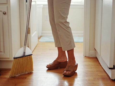 Rule: Every bit of exercise counts—even chores Sweeping the floor