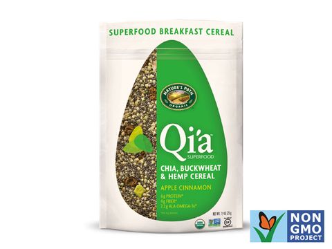 Nature’s Path Qi’a Superfood: chia, buckwheat, & hemp cereal