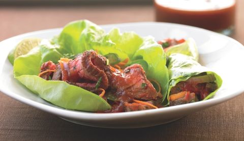 Monday: Thai Beef Lettuce Wraps