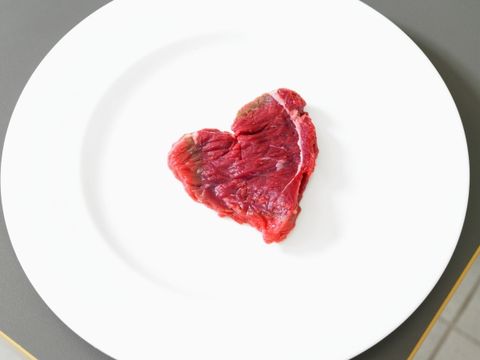 1. Eating meat hardens blood vessels