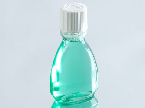 2. You rely on whitening mouth rinses mouthwash