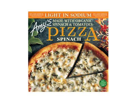 Amy’s Light-In-Sodium single serve spinach pizza