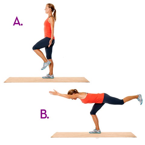 Single-Leg Bodyweight Deadlift image