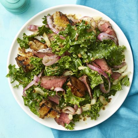 hearty salad recipes - Steak and Rye Panzanella