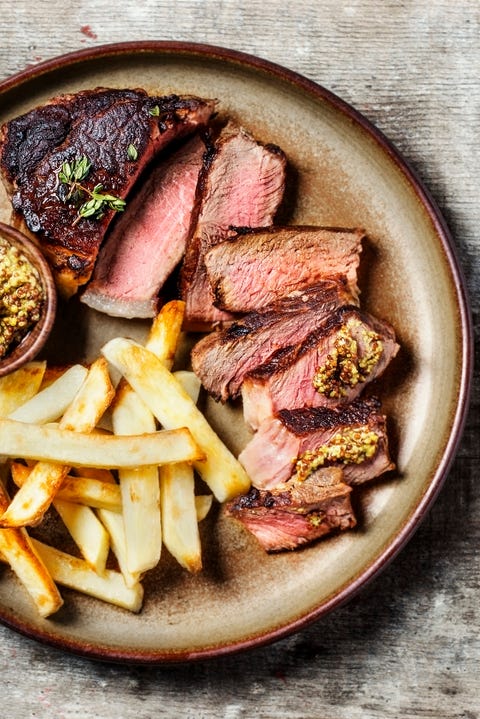 Steak with french fries