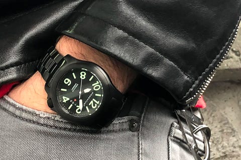 momentum steelix black ion watch lead
