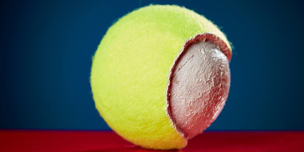 solid core tennis balls