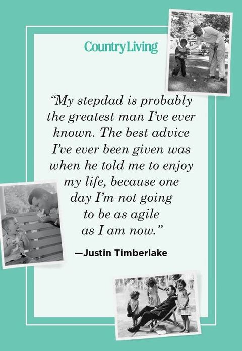 step dad quote from justin timberlake
