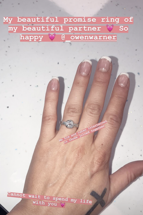 Hollyoaks actress Stephanie Davis shows off a romantic gesture from co ...