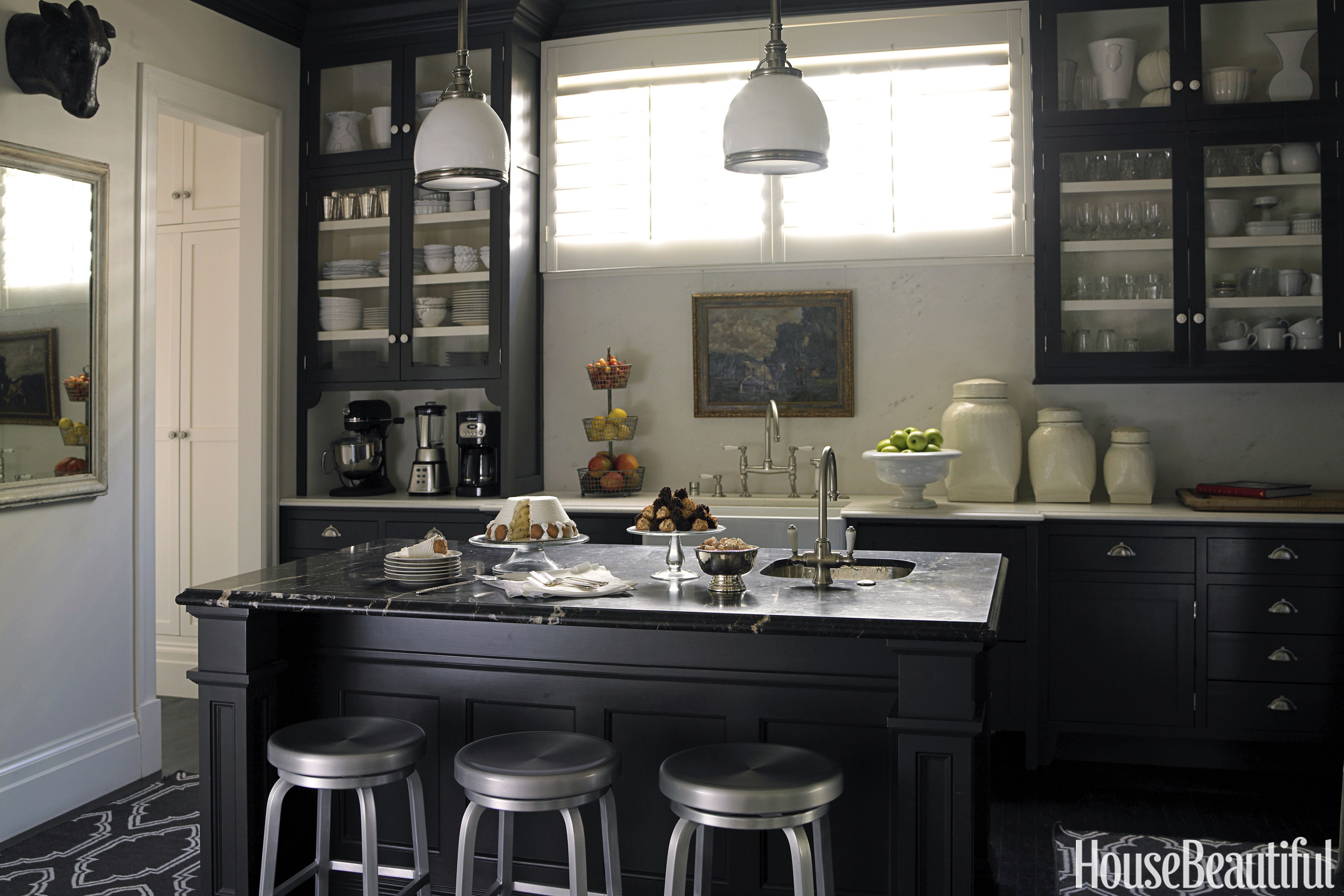 10 Black Kitchen Cabinet Ideas Black Cabinetry And Cupboards