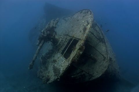stern of the ss thistlegorm