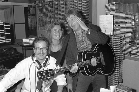 Steve Wright, Dianne Oxberry and Paul McCartney 1990 BBC weather presenter Dianne Oxberry dies, aged 51