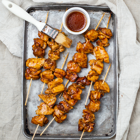 best barbecue recipes sticky chicken skewers