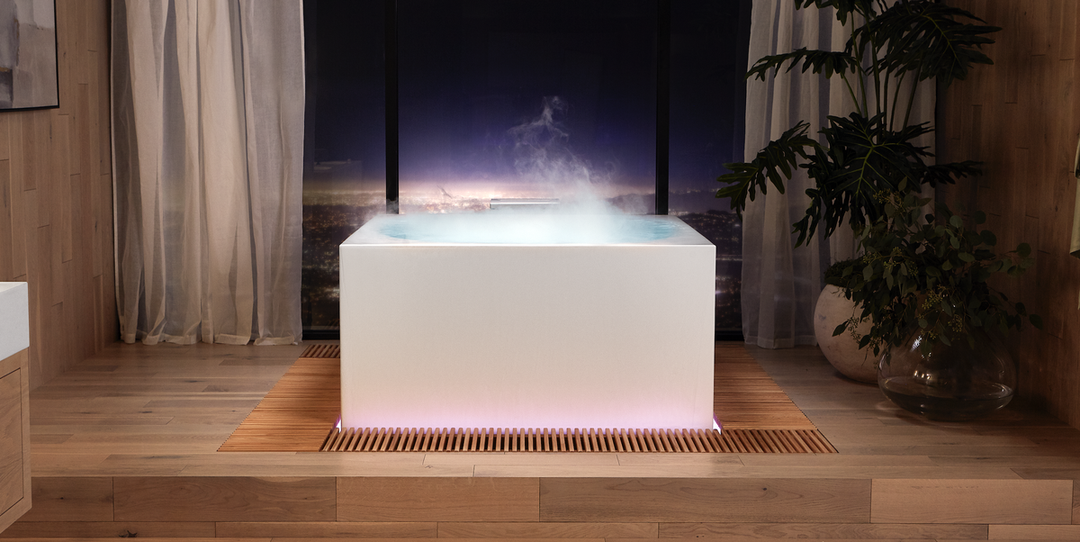 Smart Stillness Bath At Ces 2021, Infinity Bathtub Overflow