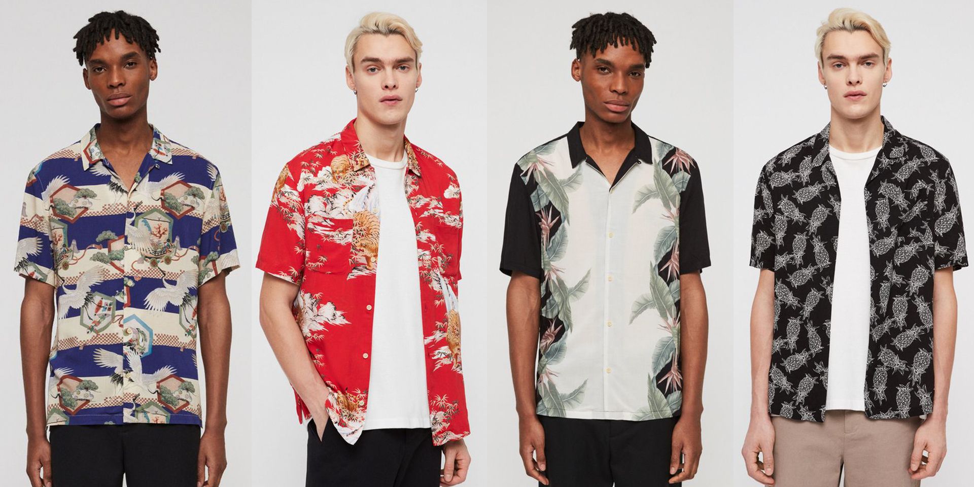 Allsaints Hawaiian Shirts on Sale 