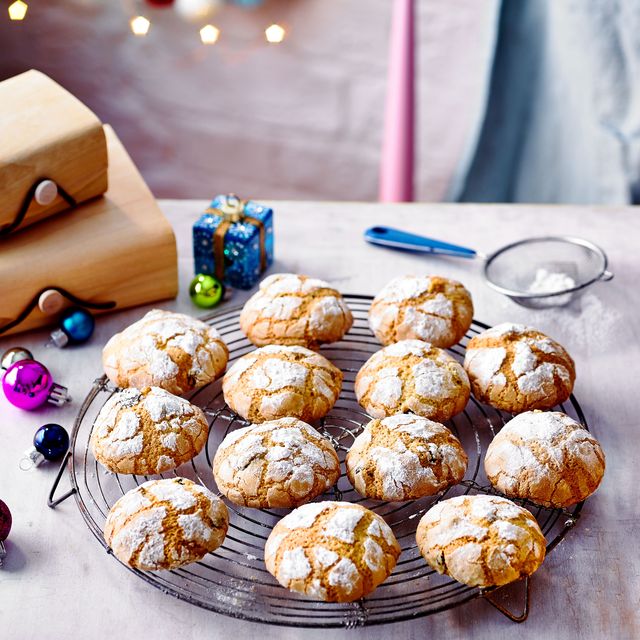 best christmas biscuit recipes stollen crinkle biscuits