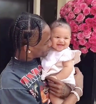 Kylie Jenner’s Snapchat Video of Baby Stormi Dancing with Dad Travis ...