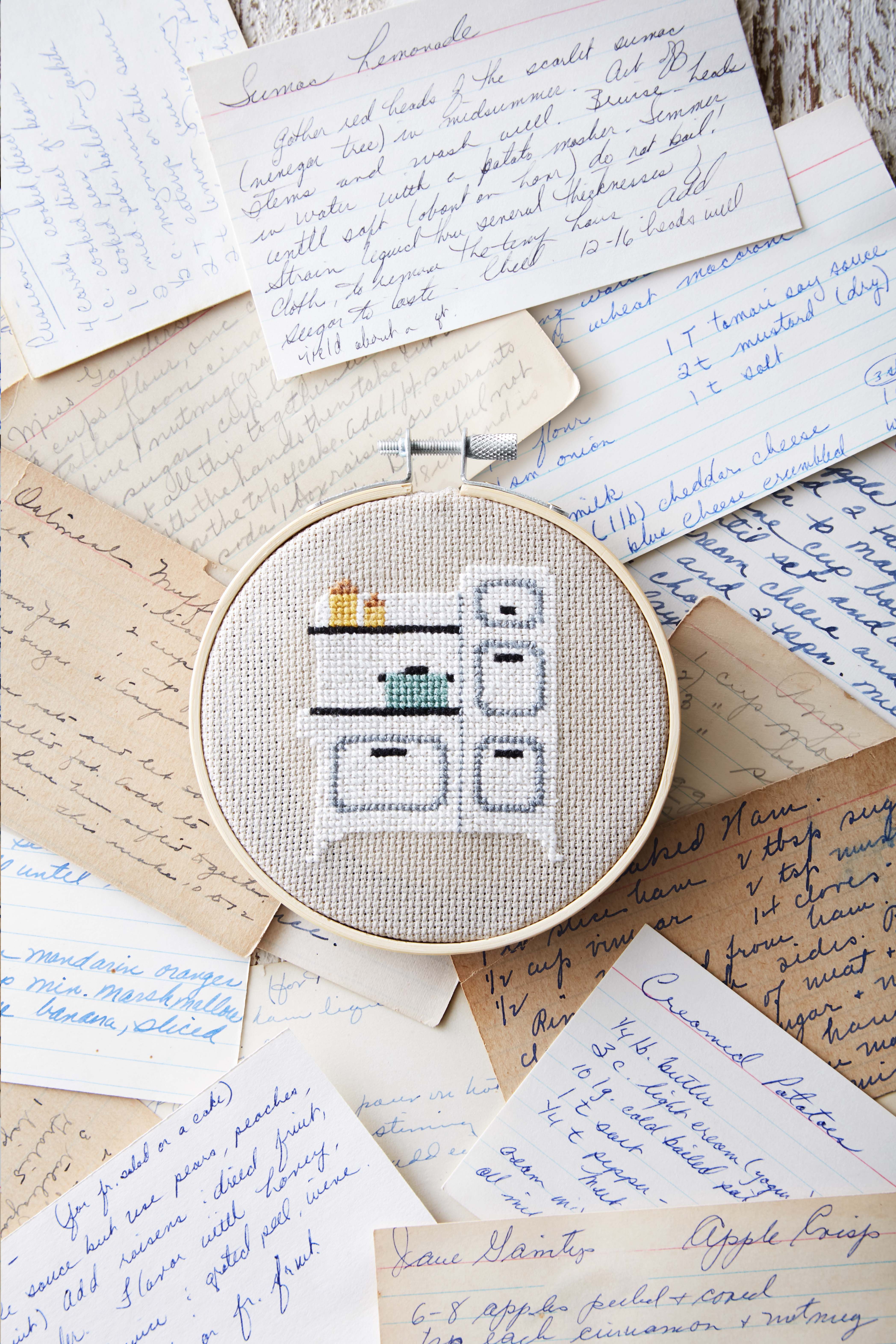 college font cross stitch graph