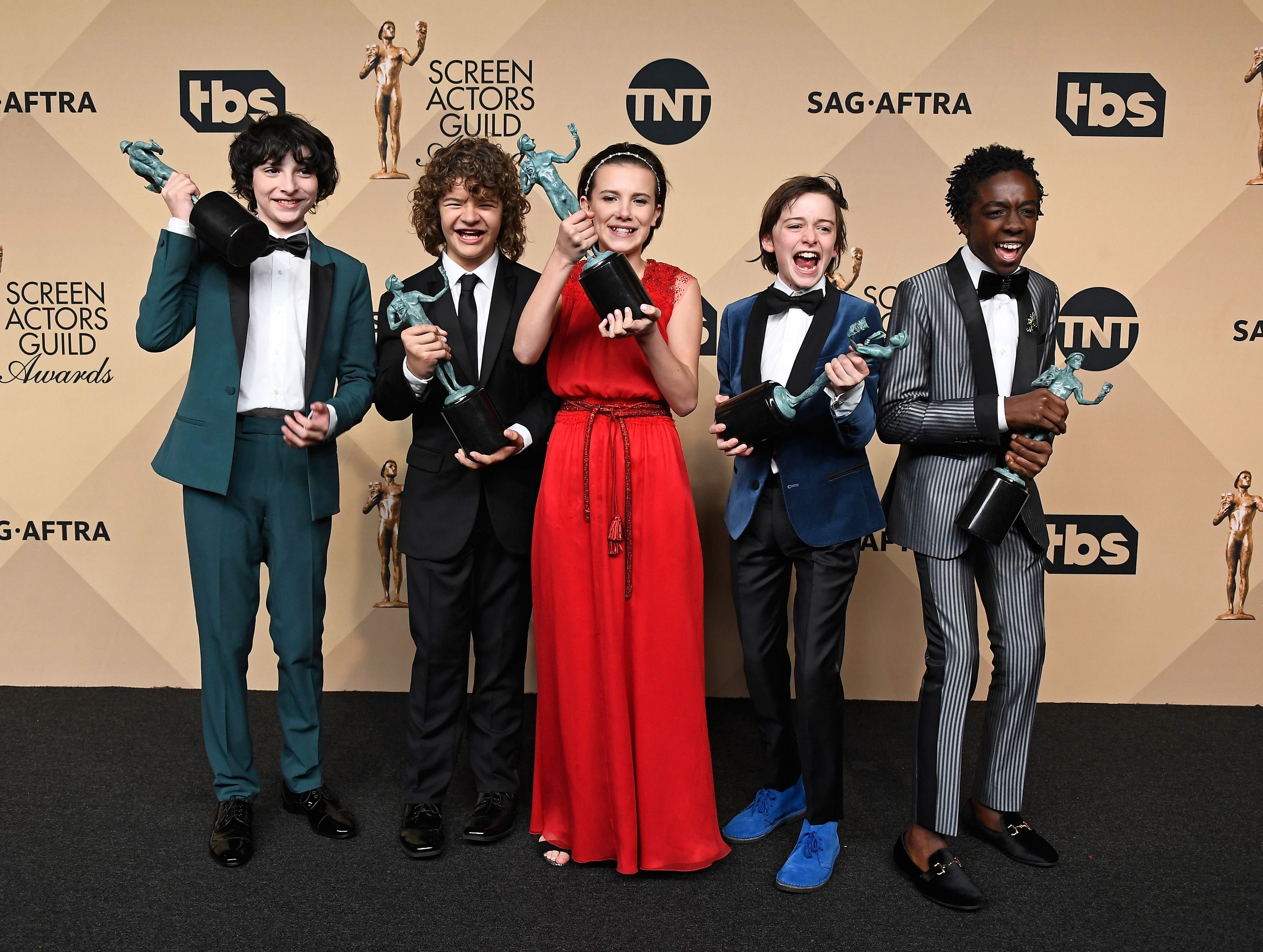 The Stranger Things Cast On The Red Carpet From Their First