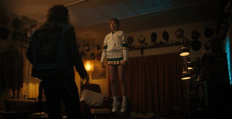 stranger things l to r joseph quinn as eddie munson and grace van dien as chrissy in stranger things cr courtesy of netflix © 2022