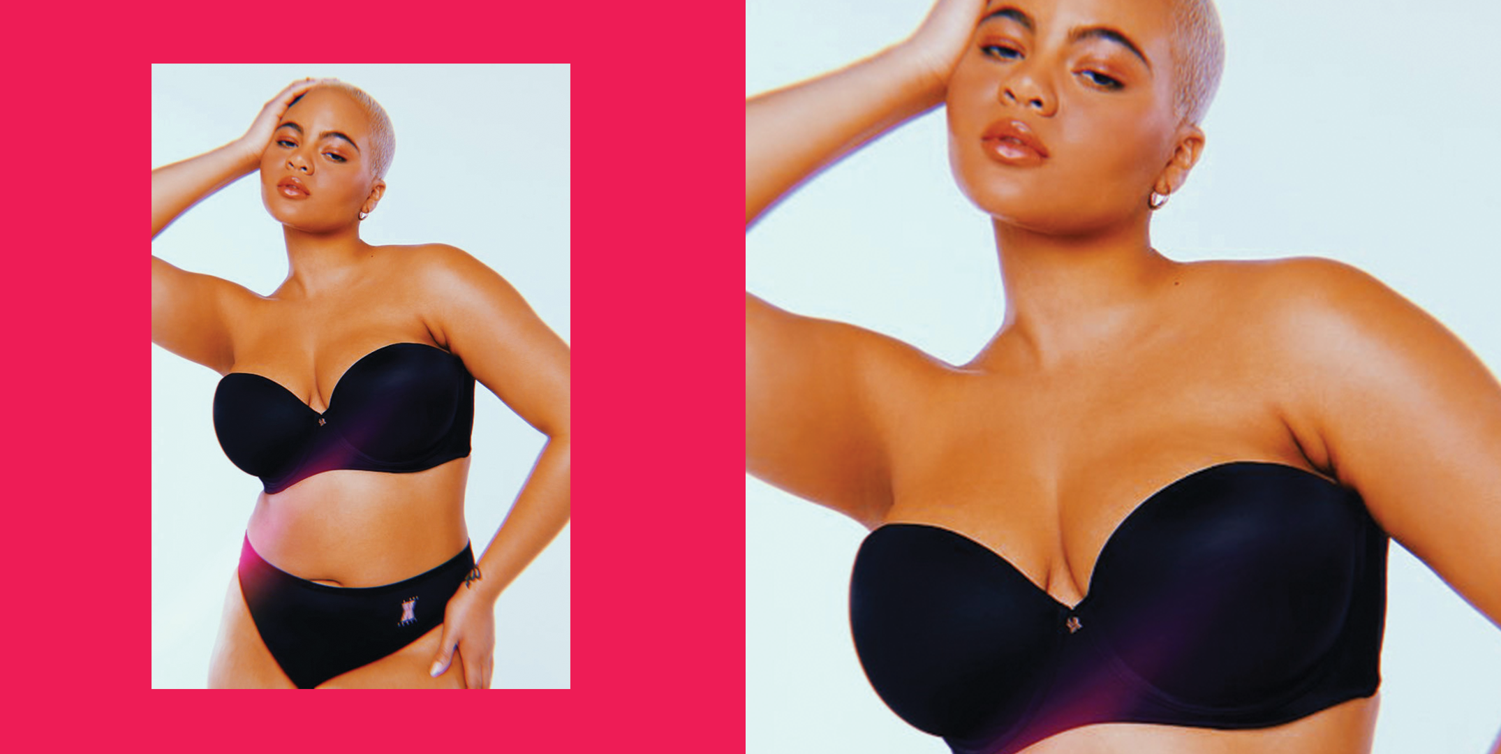 THE BRA LAB Multiway, Interchangeable Strapless Supportive Bra