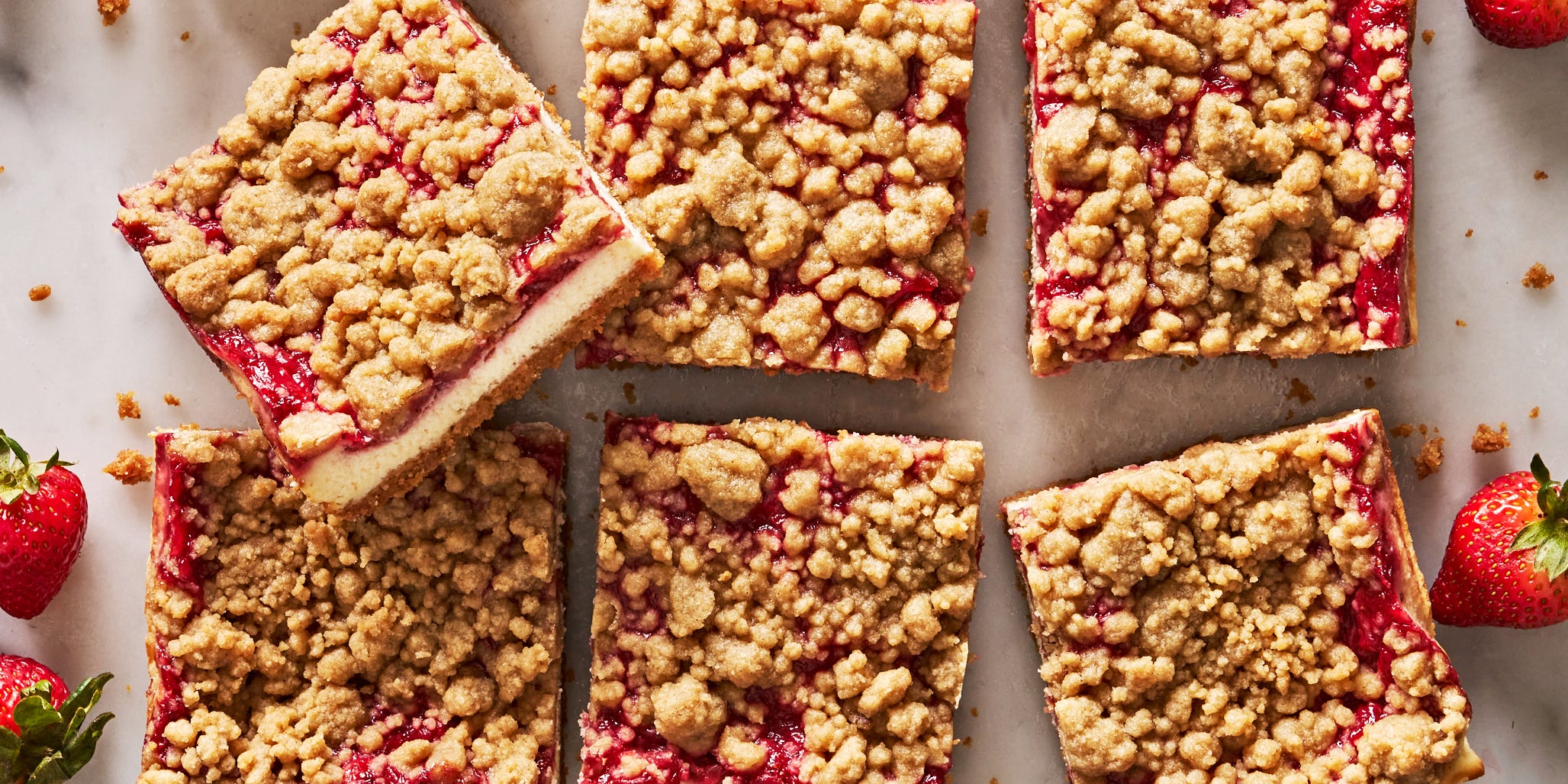 Strawberry Cheesecake Bars Are Our New Favorite Summer Dessert