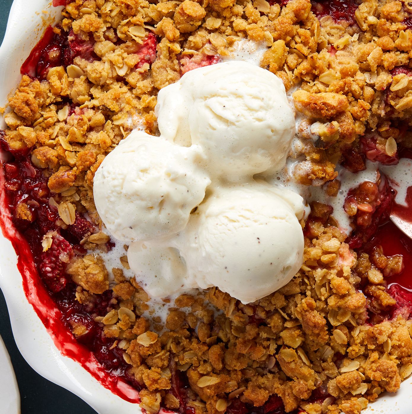 A Strawberry Crisp Is The Perfect Think To Make With A Bounty Of Summer Fruit