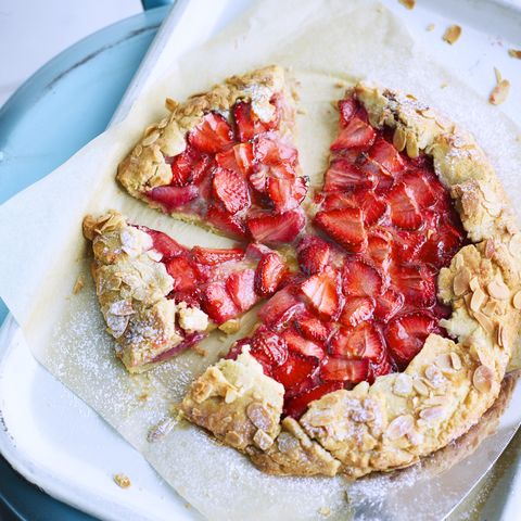 best strawberry recipes strawberry and almond galette
