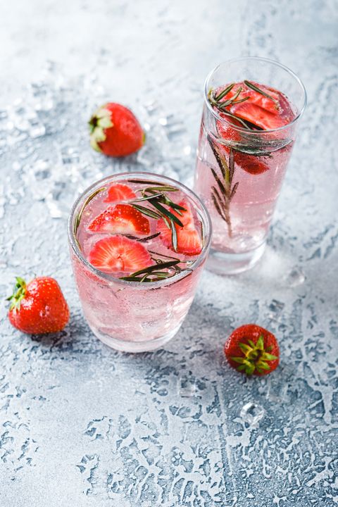 Strawberry gin