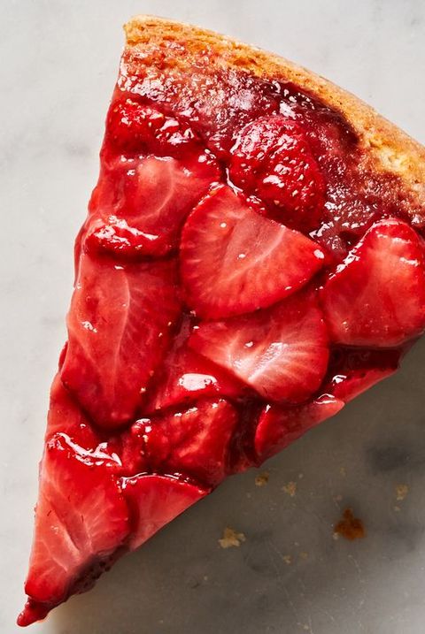 strawberry upside down skillet cake