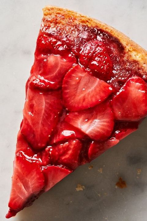 strawberry upside down skillet cake
